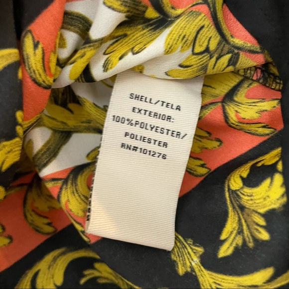 Beige by eci Printed Dolman Batwing Sleeve Blouse with Elastic Waist - Picture 6 of 6